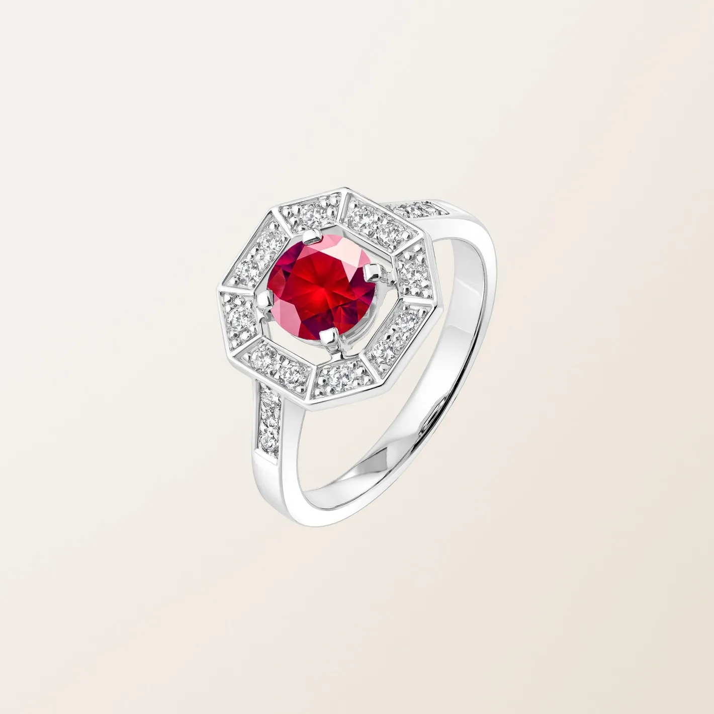 Bague Art Déco Rond 6 mm^GEMMYO Sale