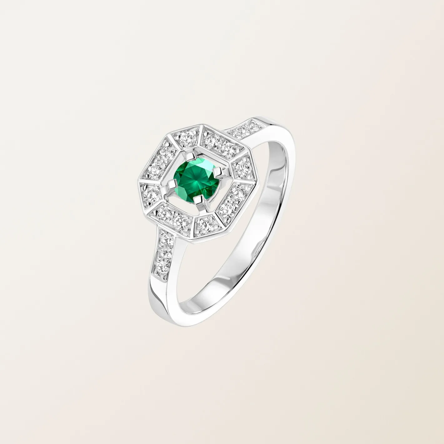 Bague Art Déco Rond 4 mm^GEMMYO Online