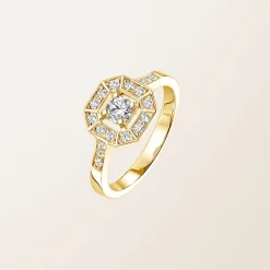 Bague Art Déco Rond 4 mm^GEMMYO New