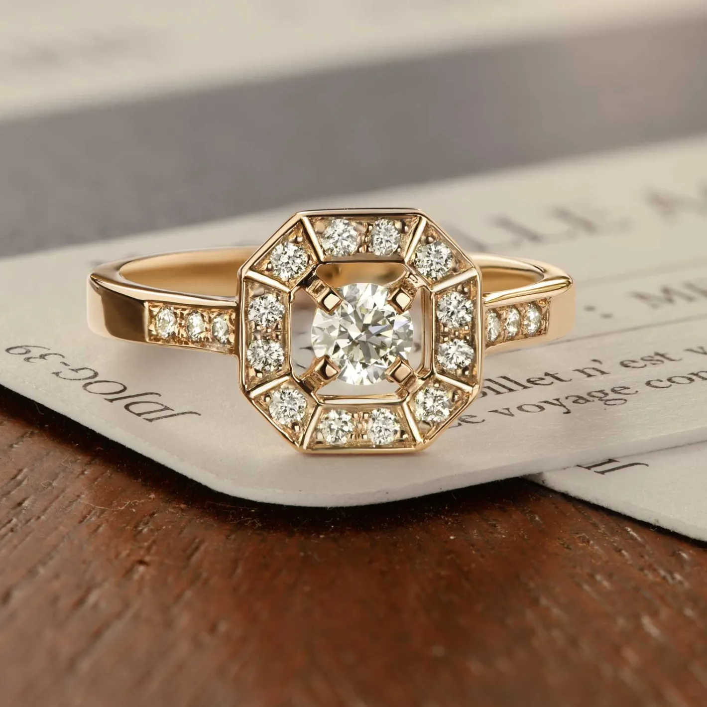Bague Art Déco Rond 4 mm^GEMMYO New