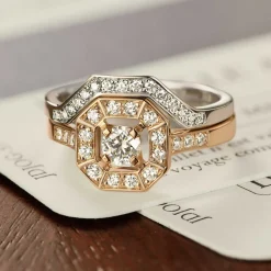 Bague Art Déco Rond 4 mm^GEMMYO New