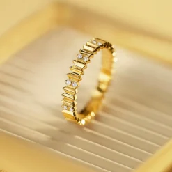 Bague Entaille S Pavée^GEMMYO Discount