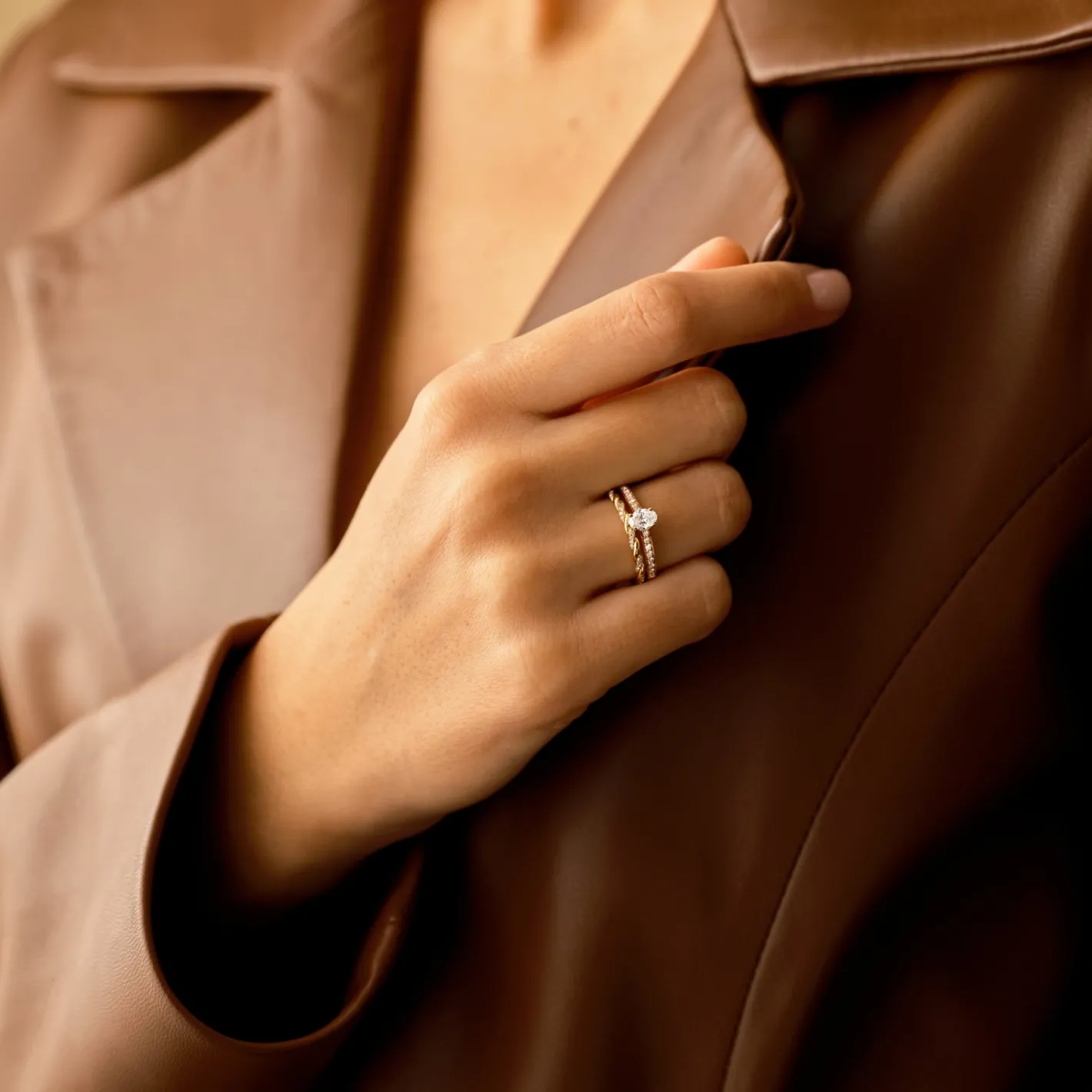 Bague Lady Ovale Pavée^GEMMYO Clearance