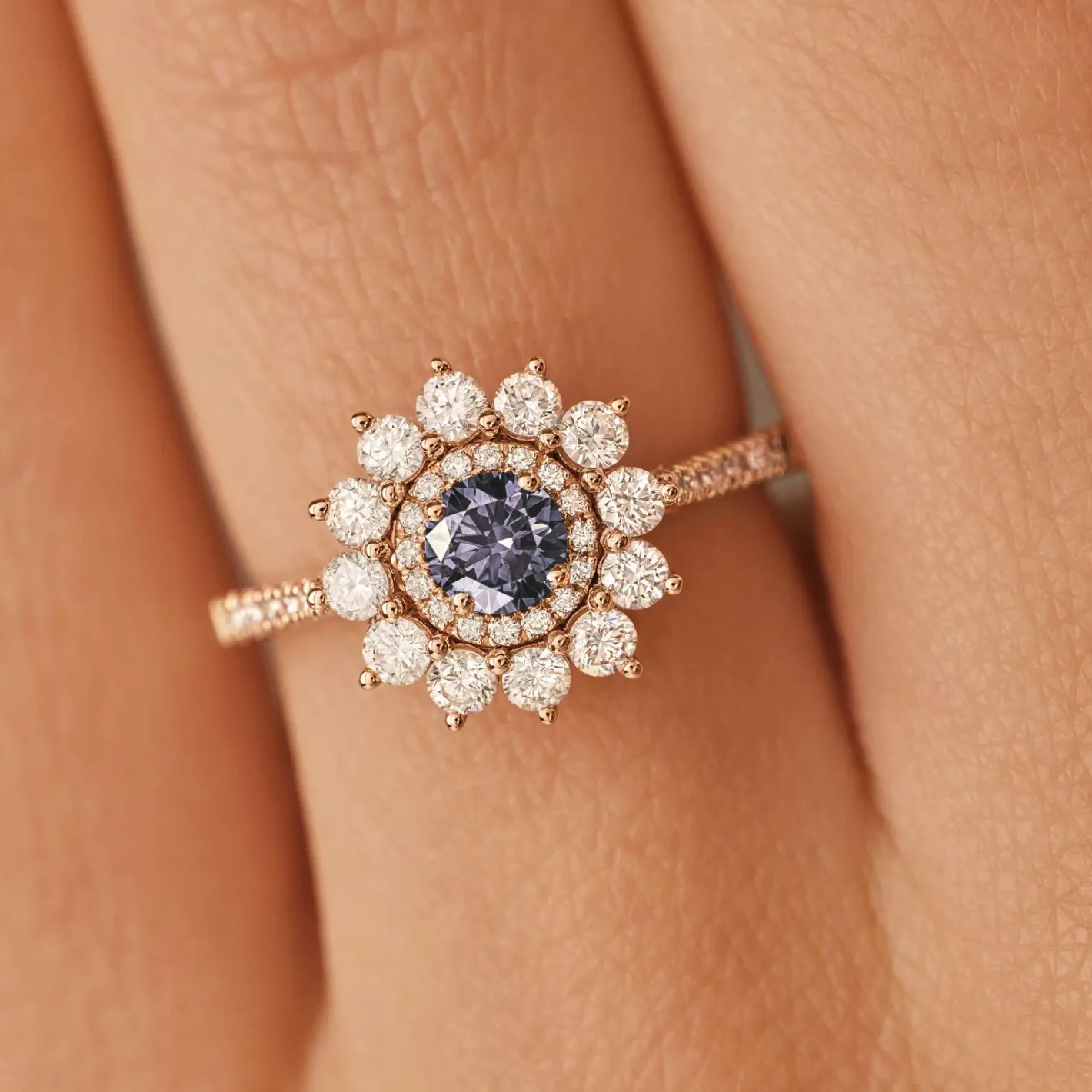 Bague Lefkos 5 mm Pavée^GEMMYO Outlet