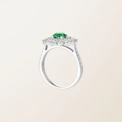 Bague Lefkos 6 mm Pavée^GEMMYO Fashion
