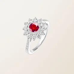 Bague Lefkos 5 mm Pavée^GEMMYO Sale
