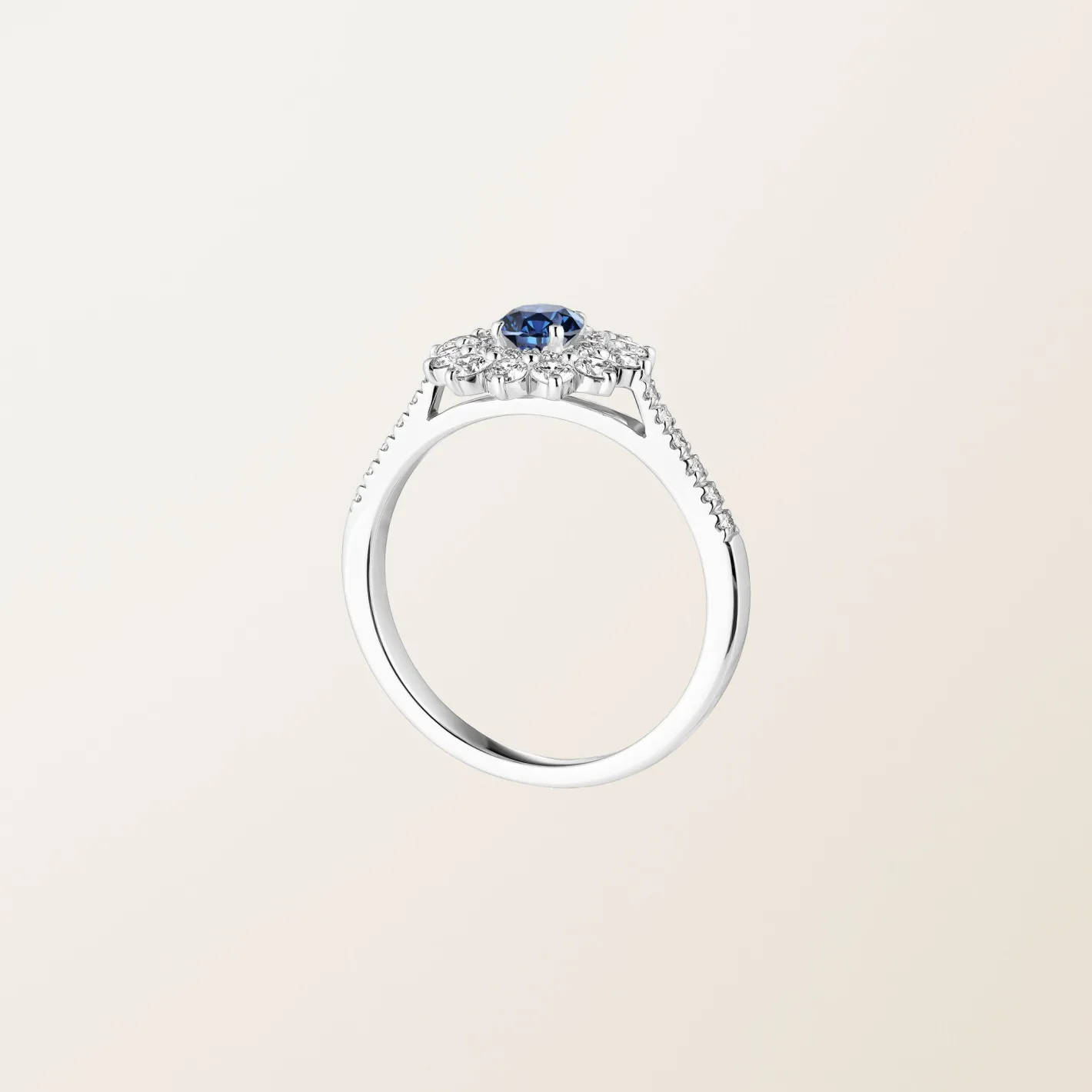 Bague Lefkos 4 mm Pavée^GEMMYO Clearance