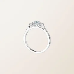 Bague Lefkos 4 mm Pavée^GEMMYO Outlet