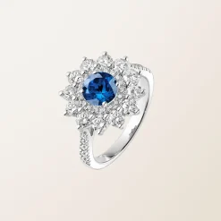Bague Lefkos 6 mm Pavée^GEMMYO Outlet