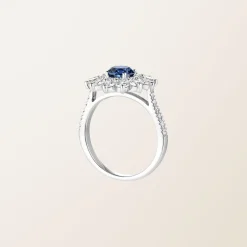 Bague Lefkos 6 mm Pavée^GEMMYO Outlet