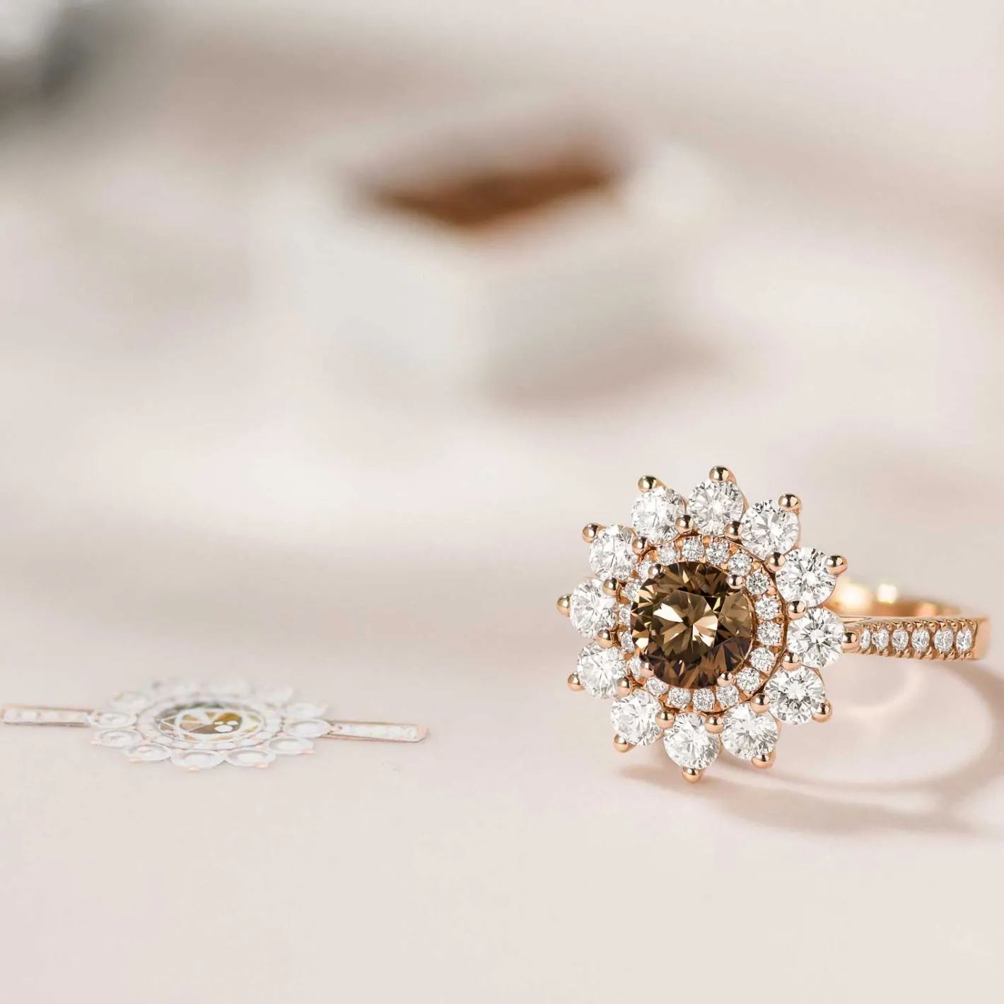 Bague Lefkos 6 mm Pavée^GEMMYO Outlet