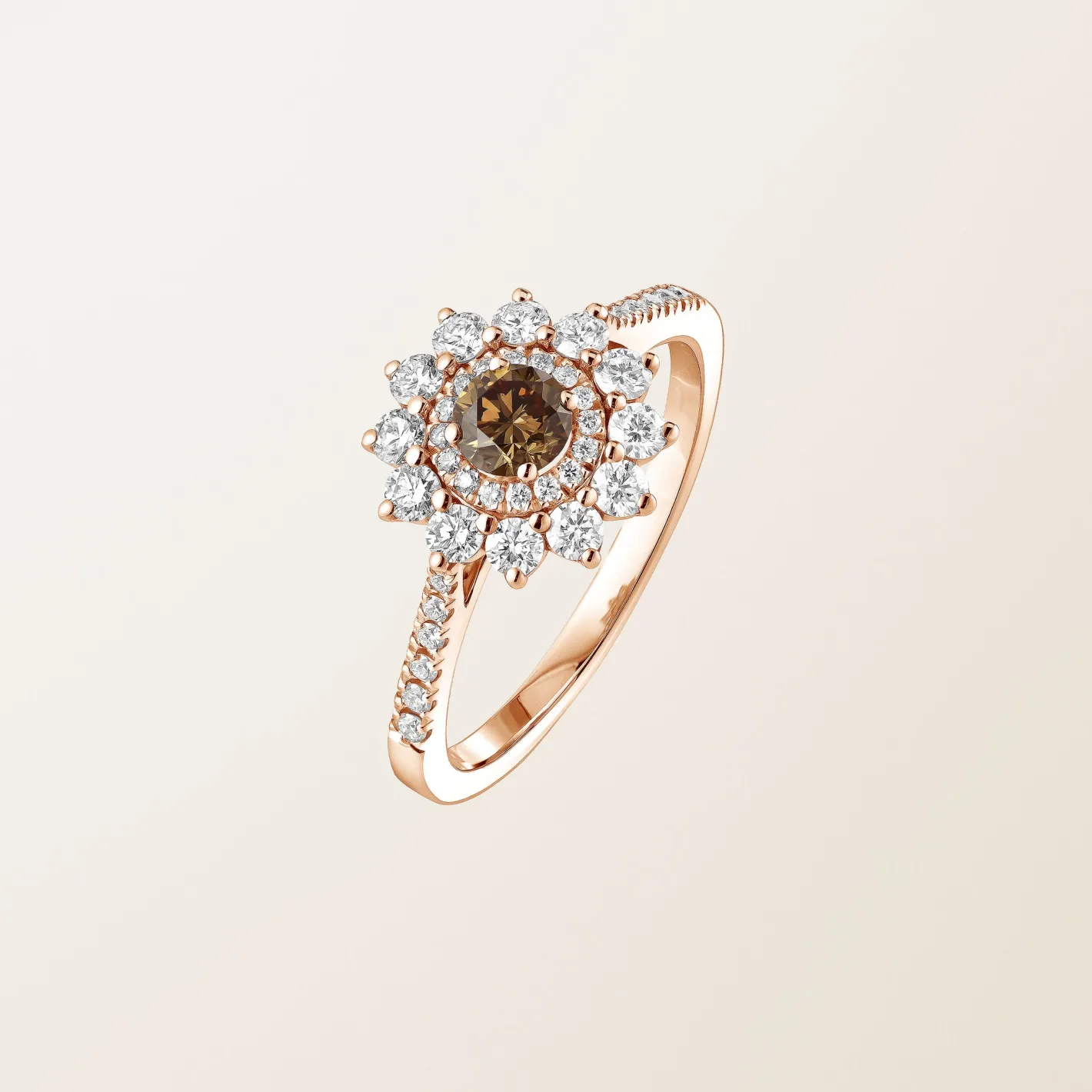 Bague Lefkos 4 mm Pavée^GEMMYO Hot