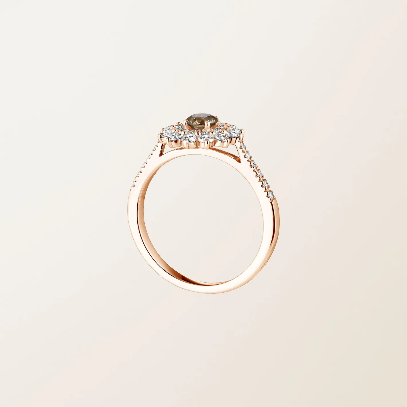 Bague Lefkos 4 mm Pavée^GEMMYO Hot