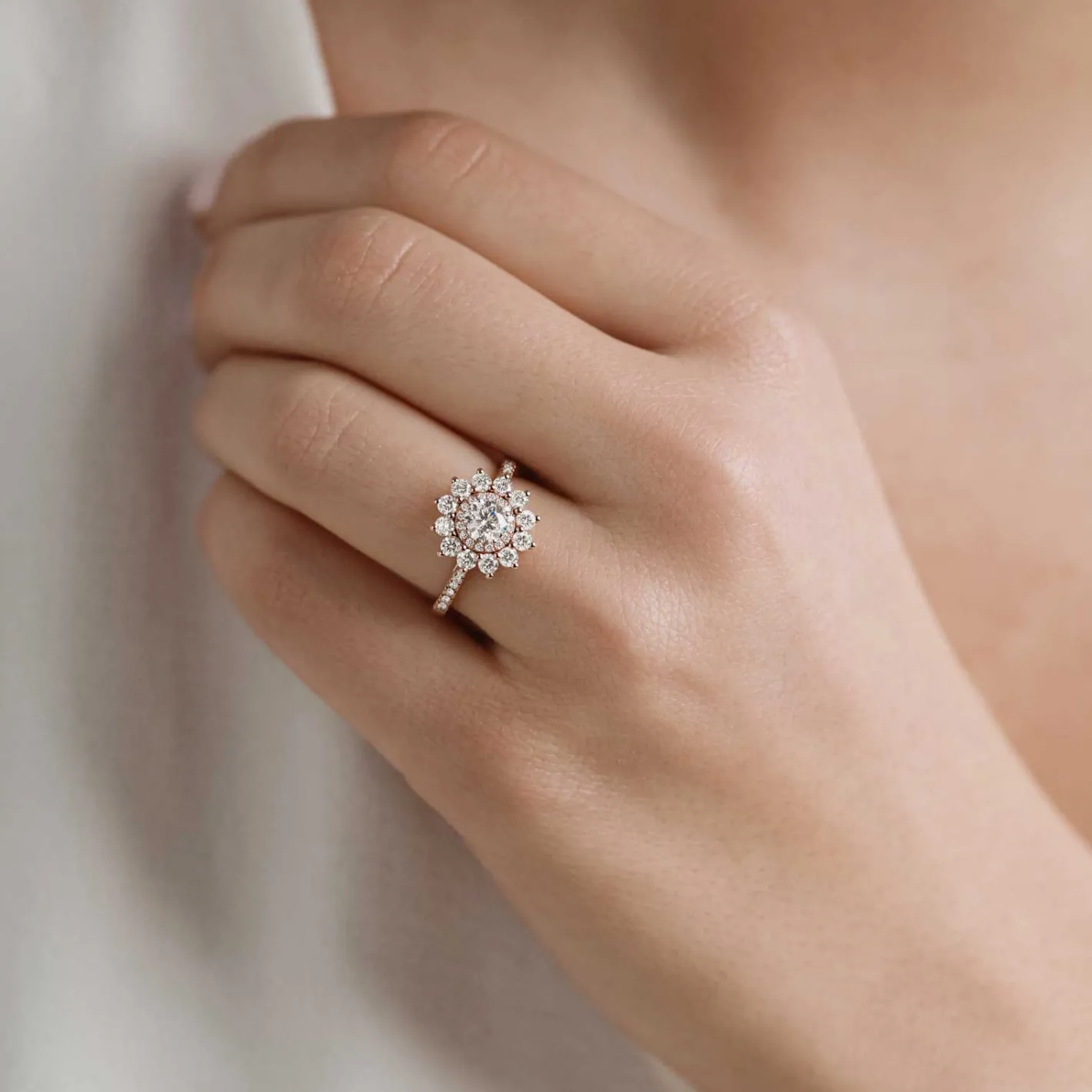 Bague Lefkos 5 mm Pavée^GEMMYO Discount
