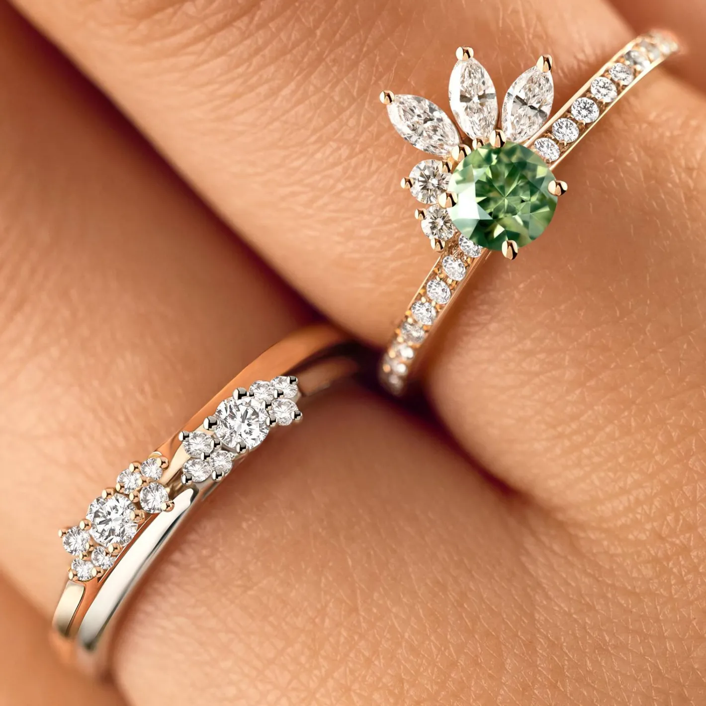 Bague Little EverBloom Pavée^GEMMYO Outlet
