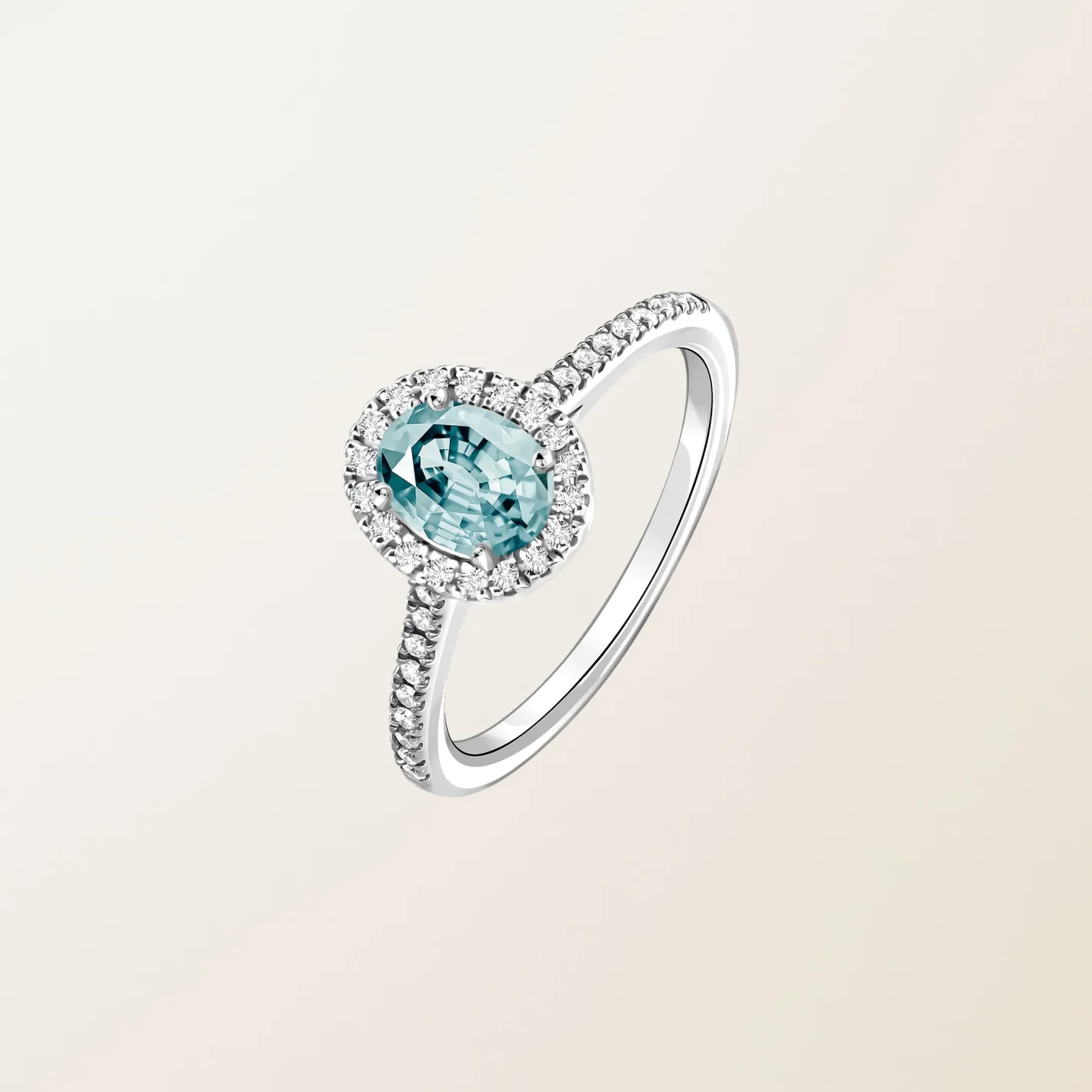 Bague Rétromantique Ovale Pavée^GEMMYO Discount