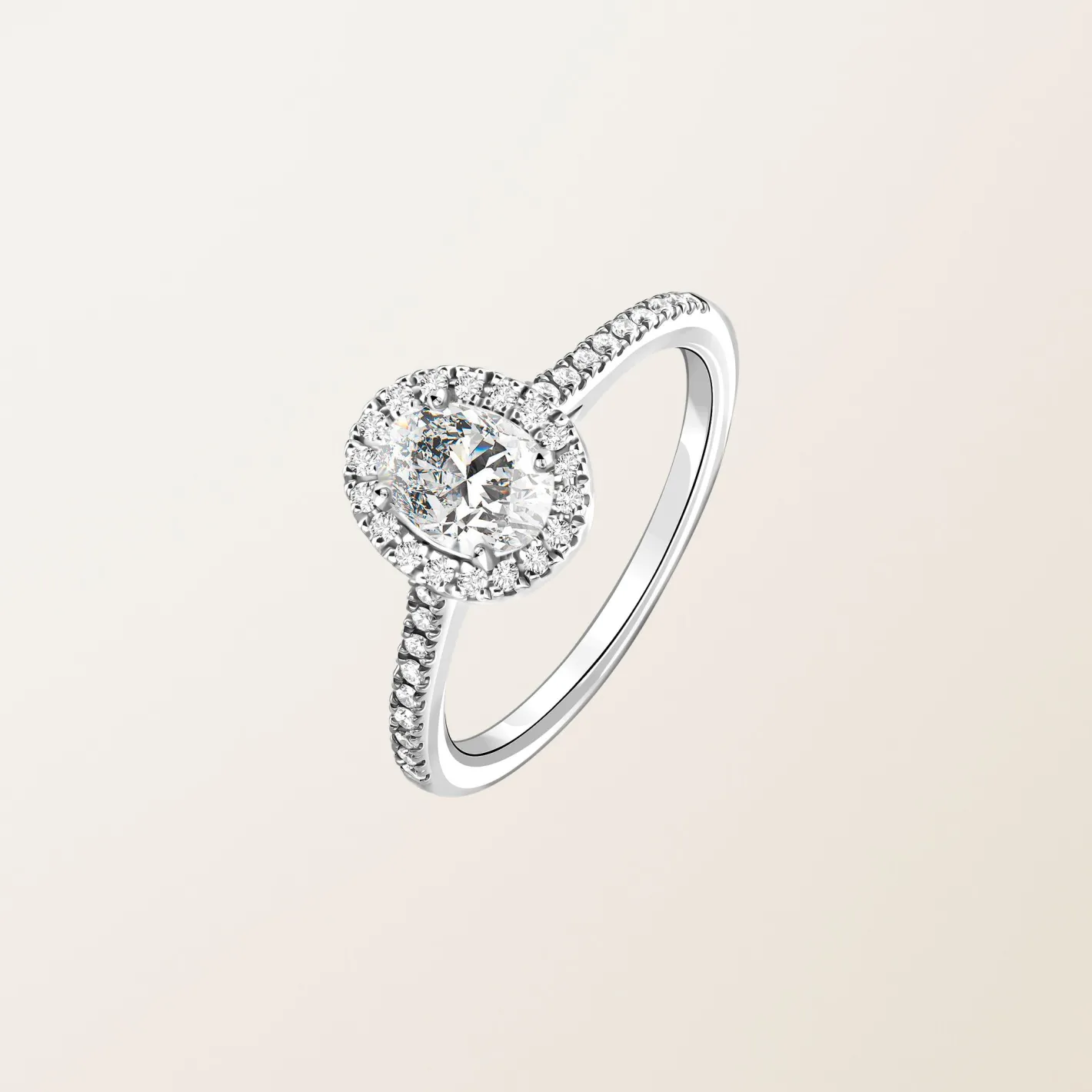 Bague Rétromantique Ovale Pavée^GEMMYO Outlet