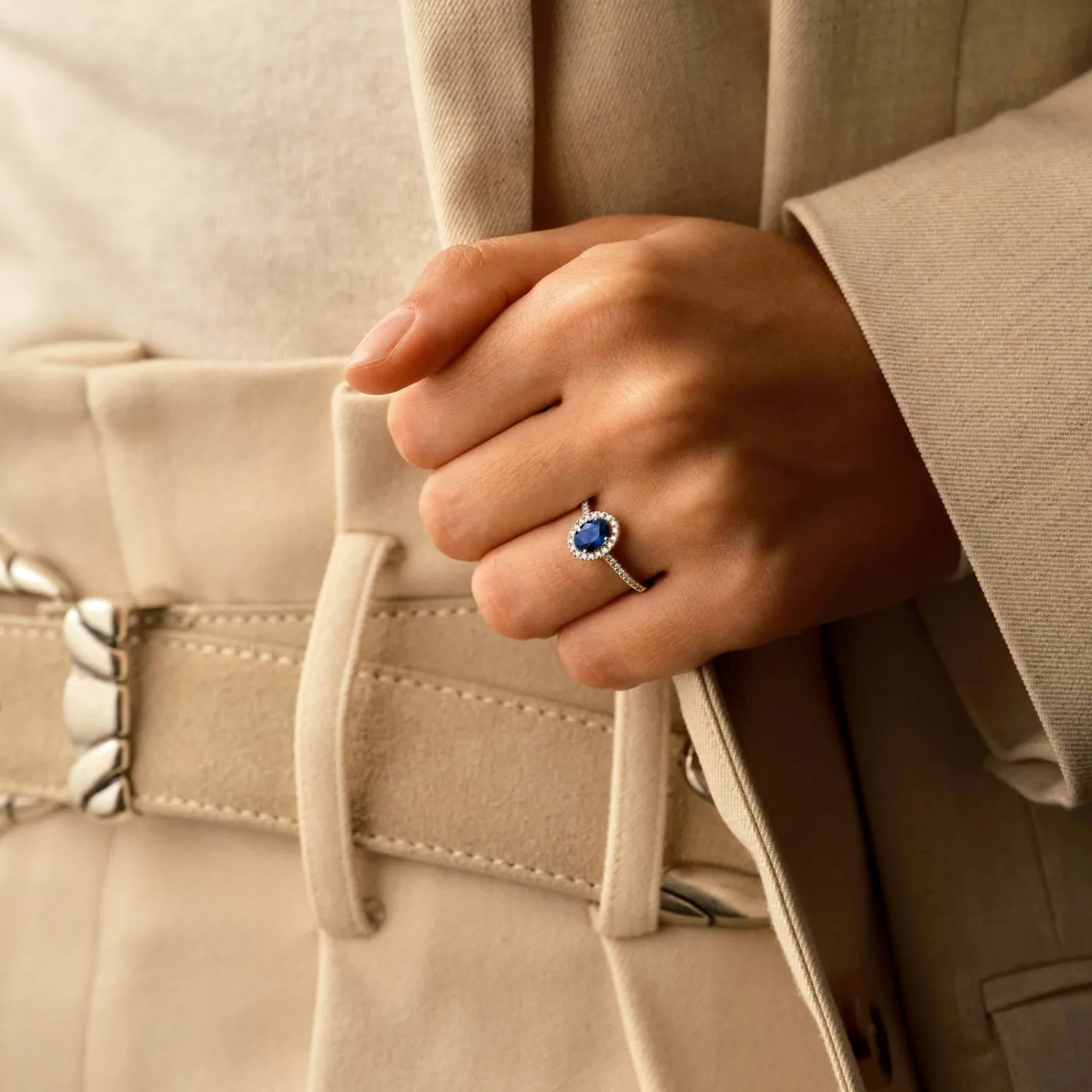 Bague Rétromantique Ovale Pavée^GEMMYO Online