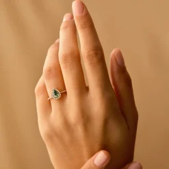 Bague Rétromantique Poire Pavée^GEMMYO Outlet