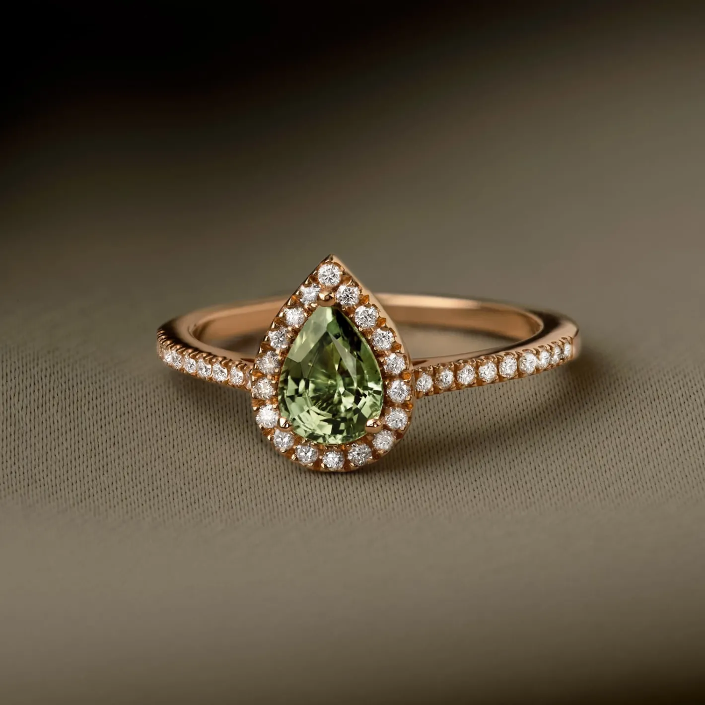 Bague Rétromantique Poire Pavée^GEMMYO Outlet