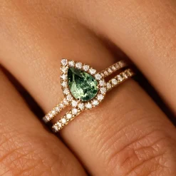 Bague Rétromantique Poire Pavée^GEMMYO Outlet