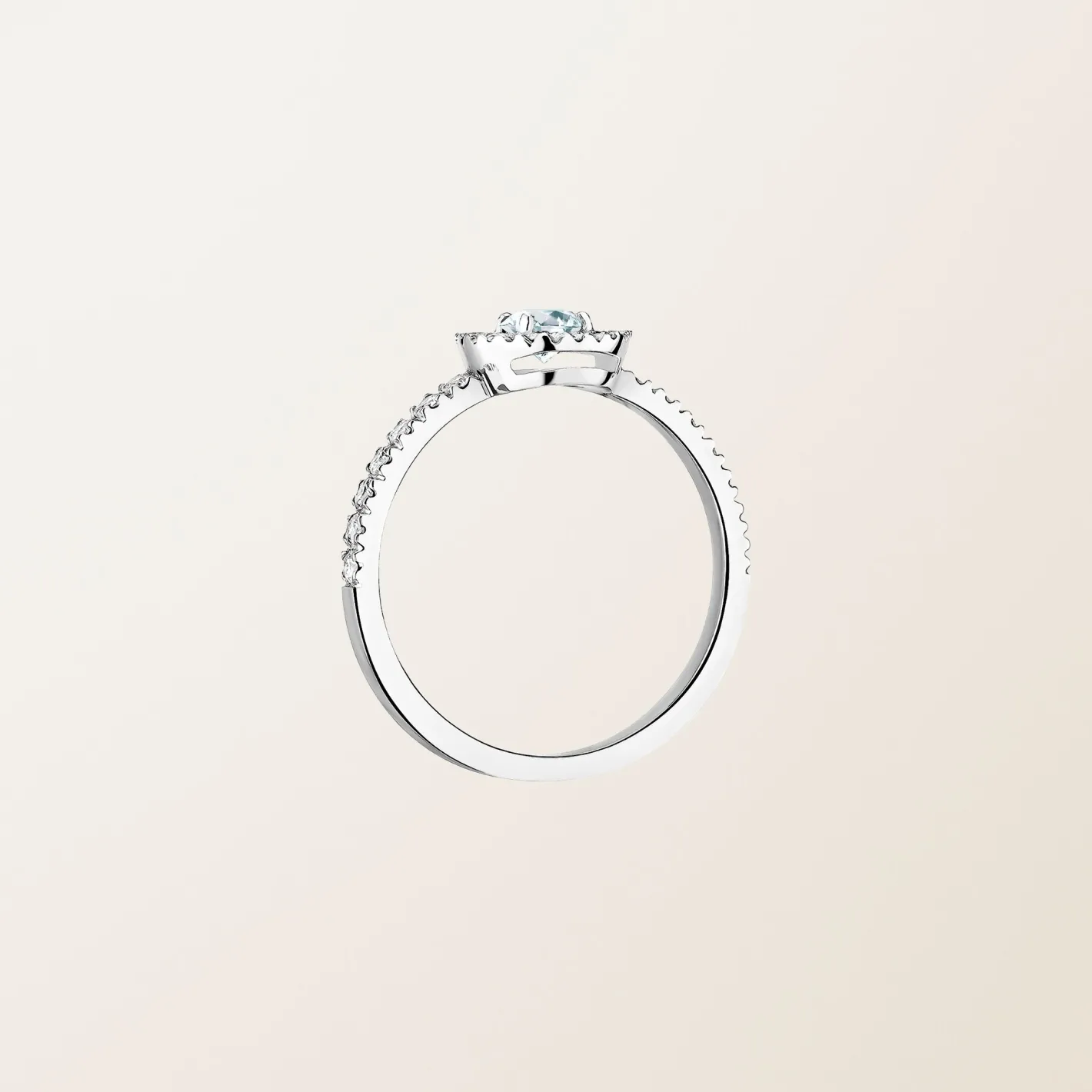 Bague Rétromantique Solo Pavée^GEMMYO Best