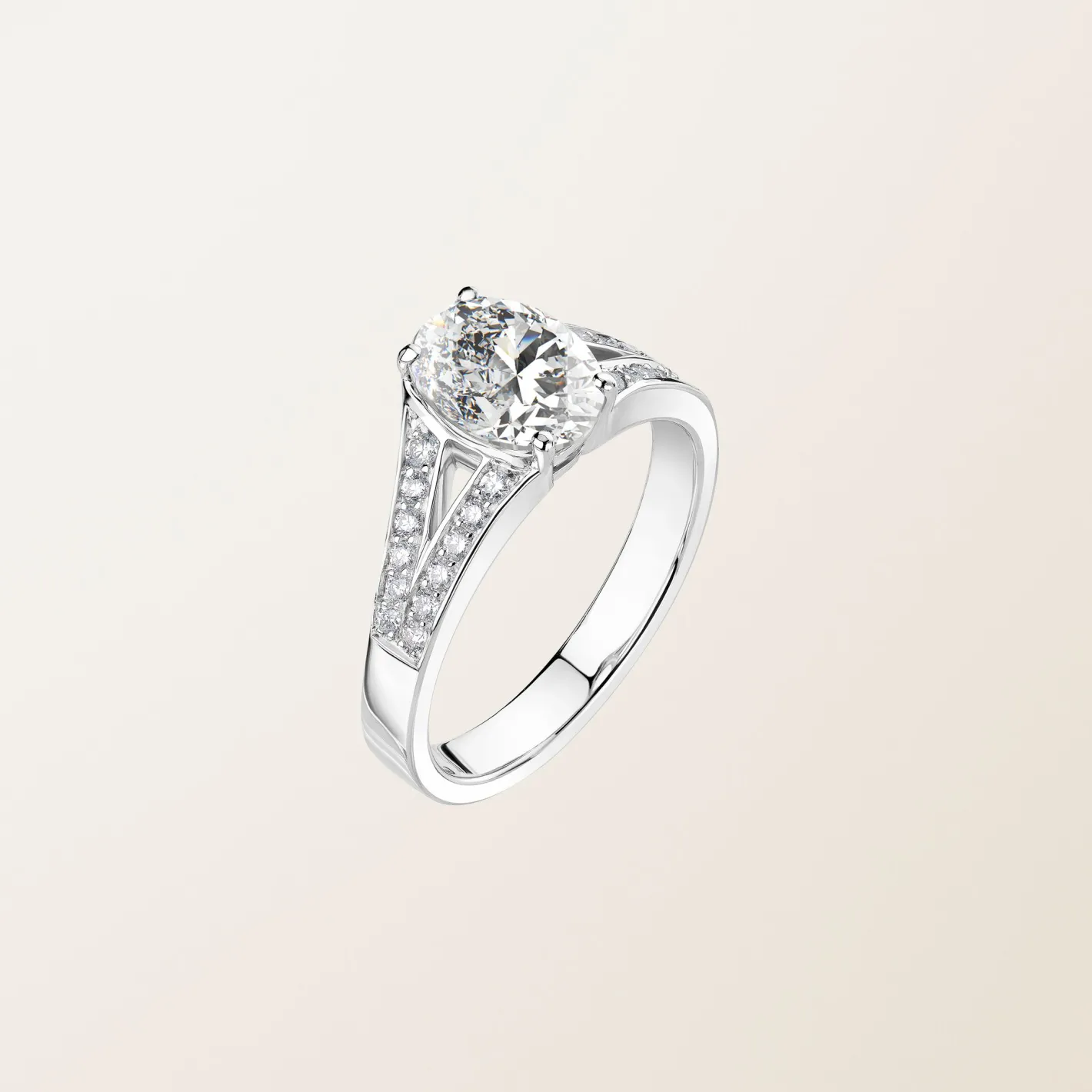 Bague Rétromantique Tiare Pavée^GEMMYO Discount