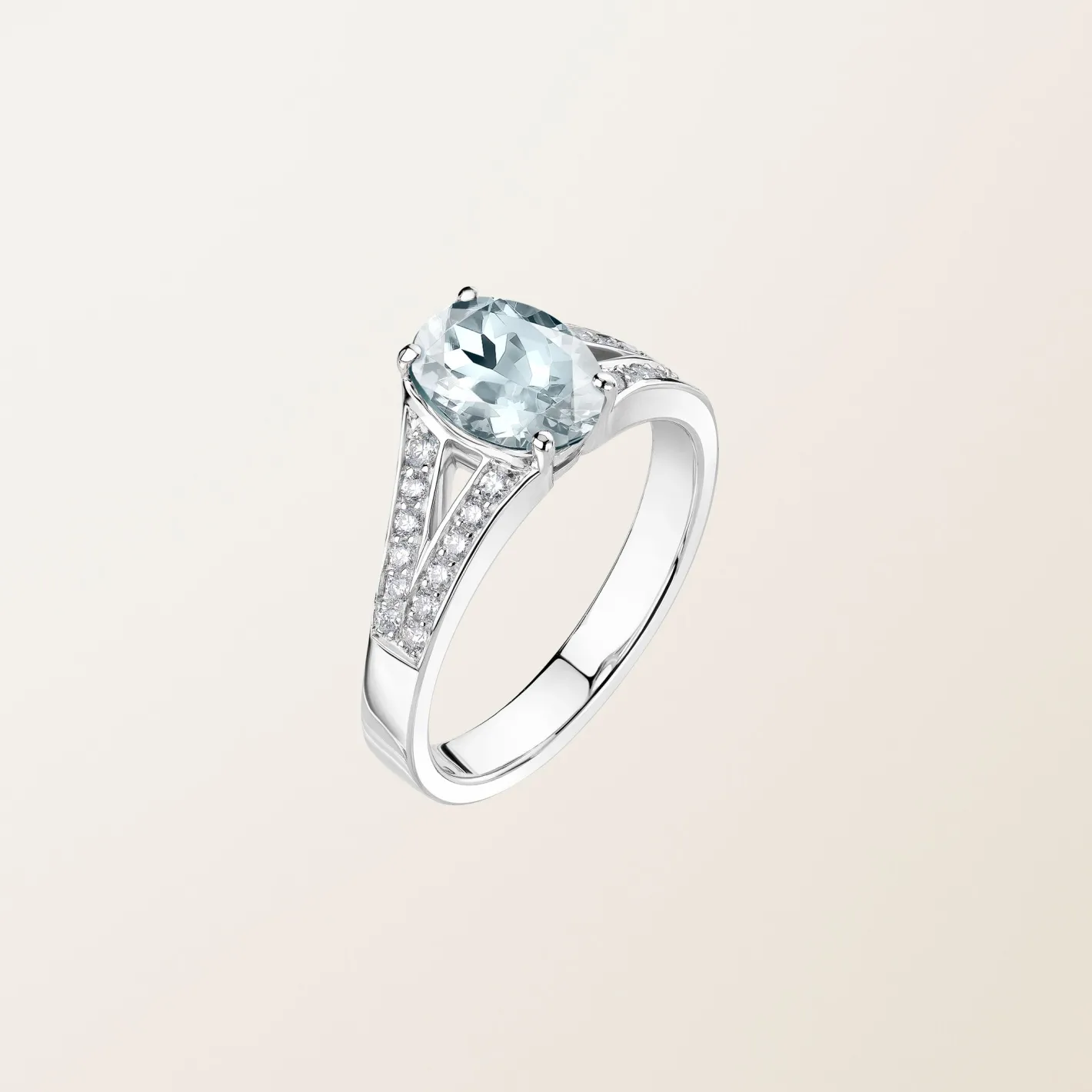 Bague Rétromantique Tiare Pavée^GEMMYO Clearance