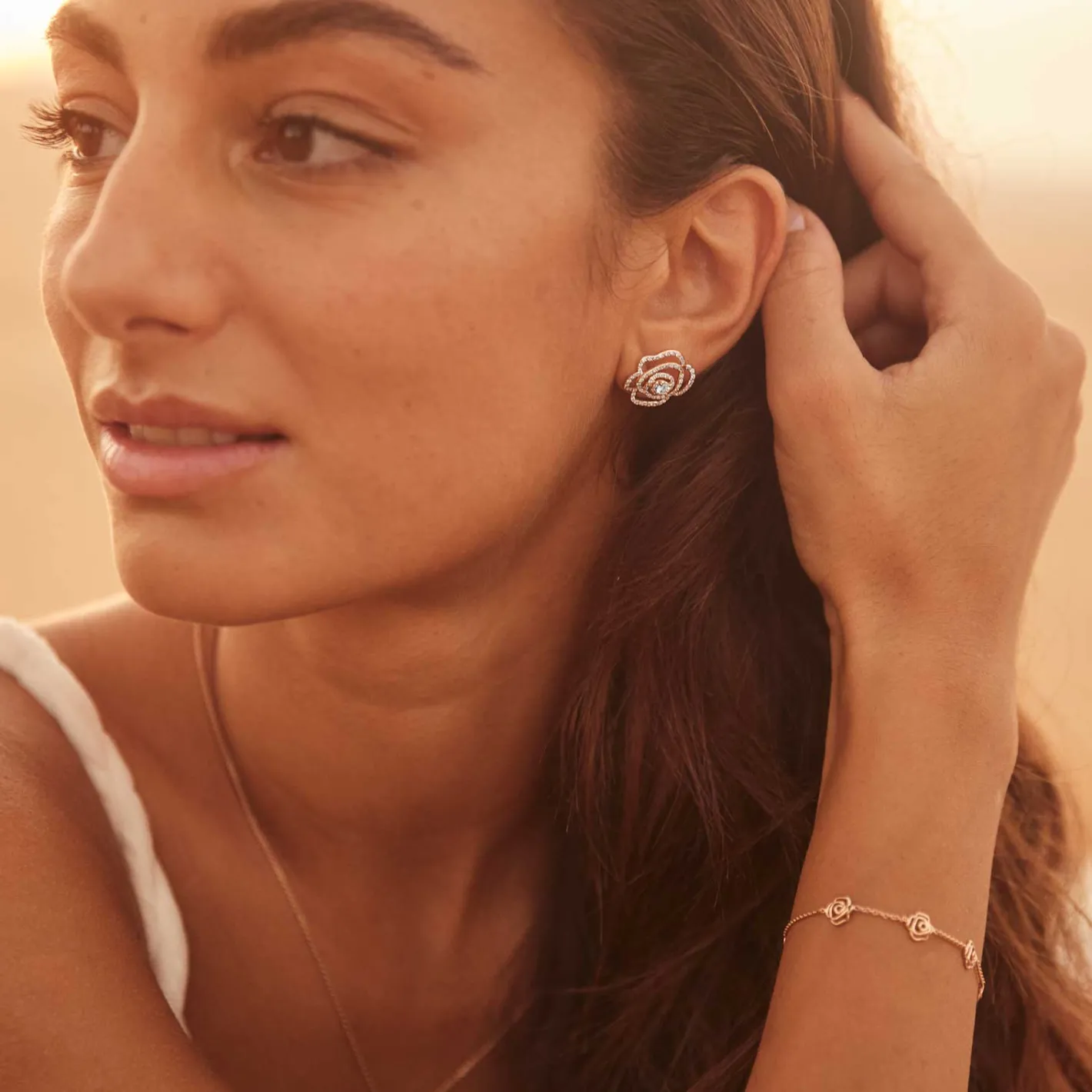 Boucles d'oreilles PrimaRosa Alta^GEMMYO Best