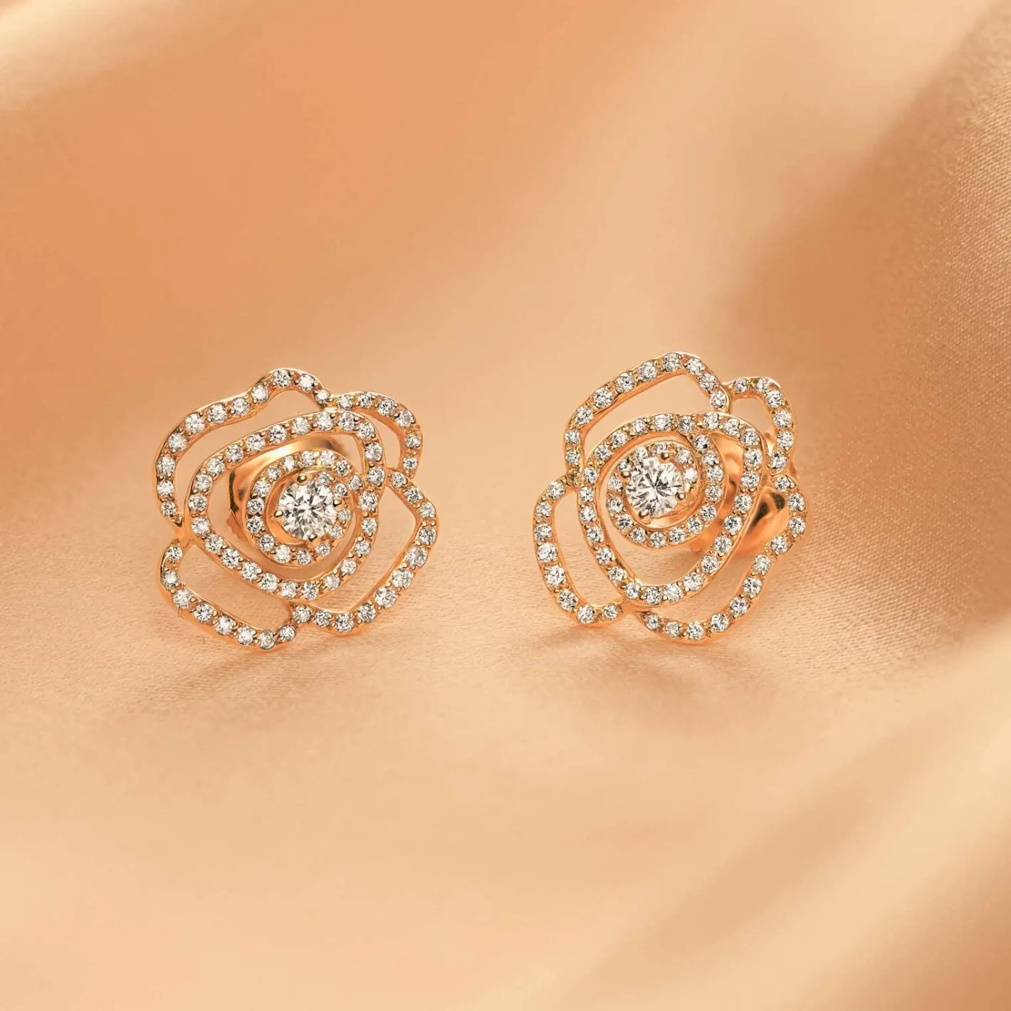 Boucles d'oreilles PrimaRosa Alta^GEMMYO Best
