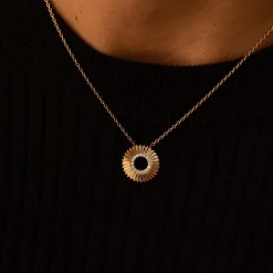 Pendentif Entaille Rayons Pavé^GEMMYO Sale